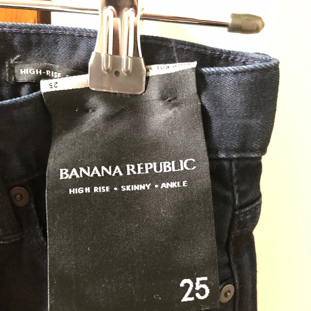 Banana Republic High Rise Skinny Ankle Jeans